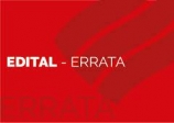 Notícia: Edital - Errata