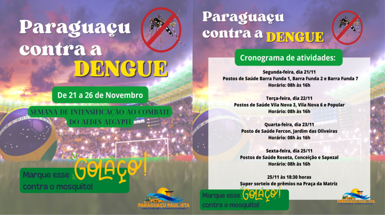 Notícia: Semana da Troca – Paraguaçu contra a Dengue