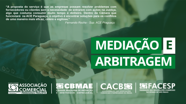 Notícia: Associação Comercial de Paraguaçu terá unidade da Câmara Brasileira de Negociação e Arbitragem Empresarial